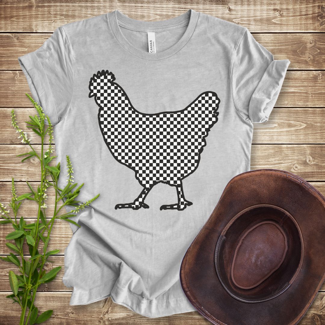 Checkered Chicken T-shirt