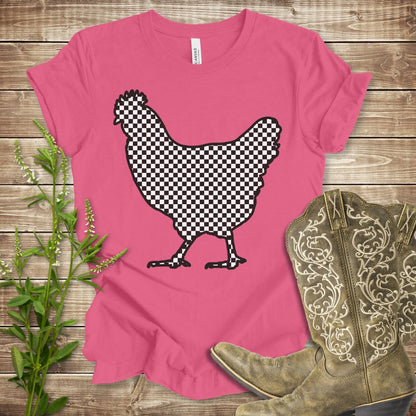 Checkered Chicken T-shirt