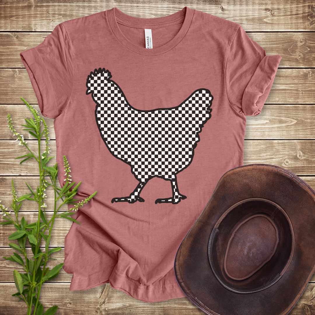 Checkered Chicken T-shirt