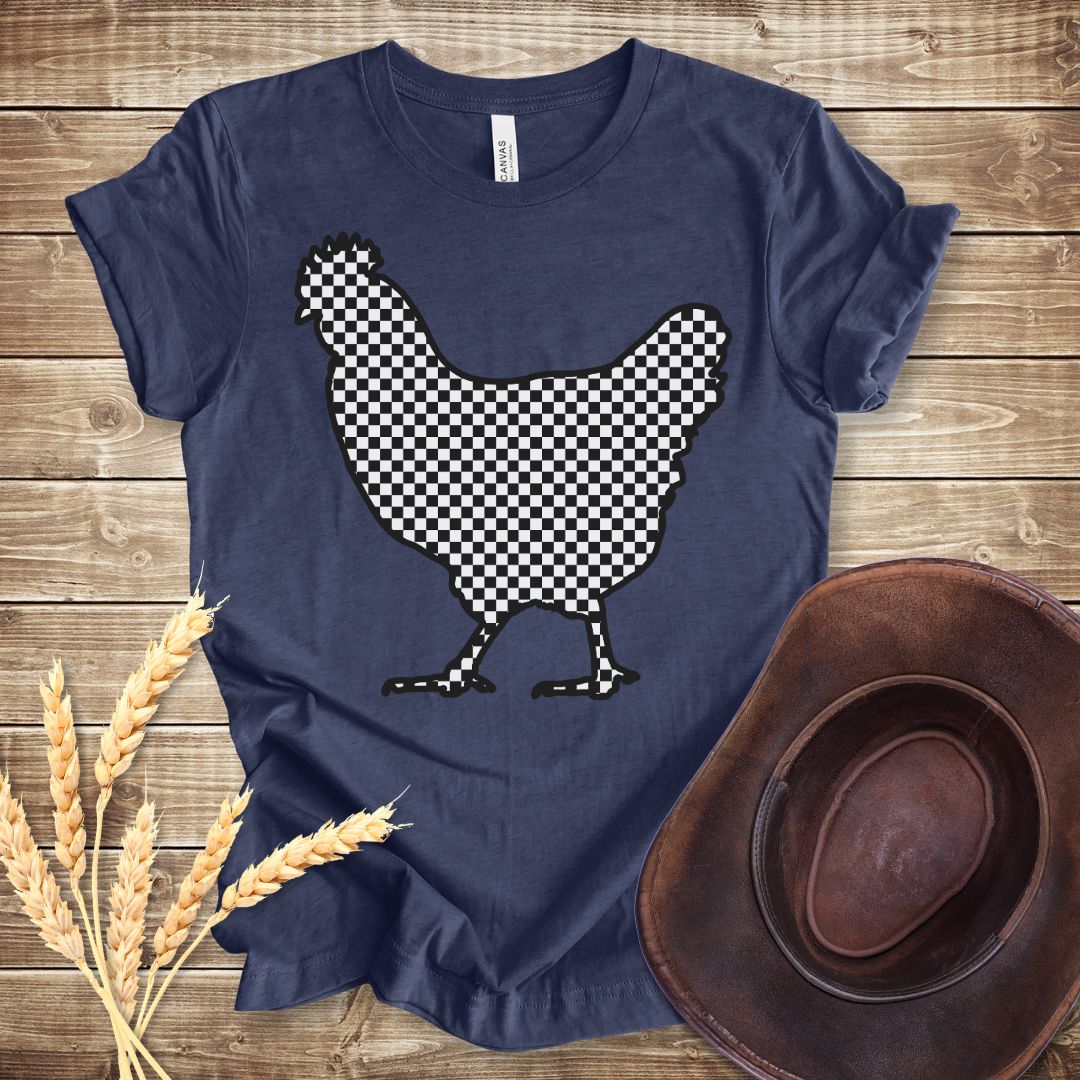 Checkered Chicken T-shirt