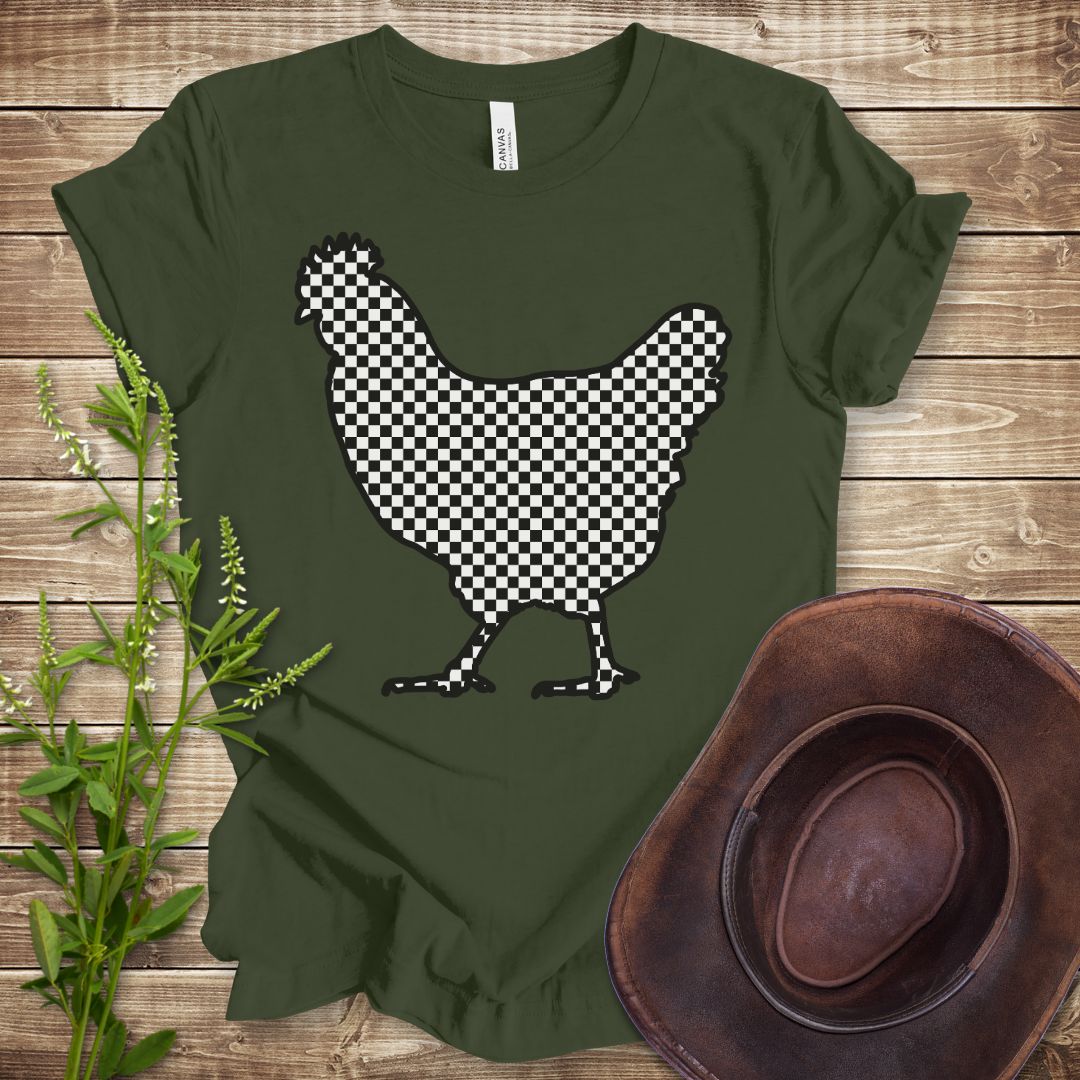 Checkered Chicken T-shirt