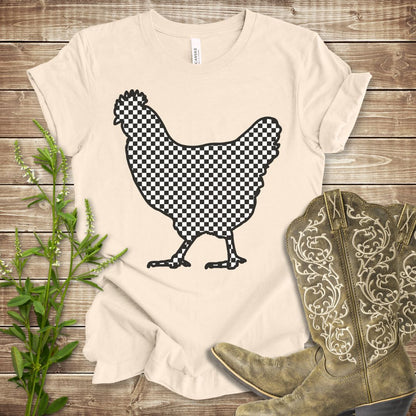 Checkered Chicken T-shirt
