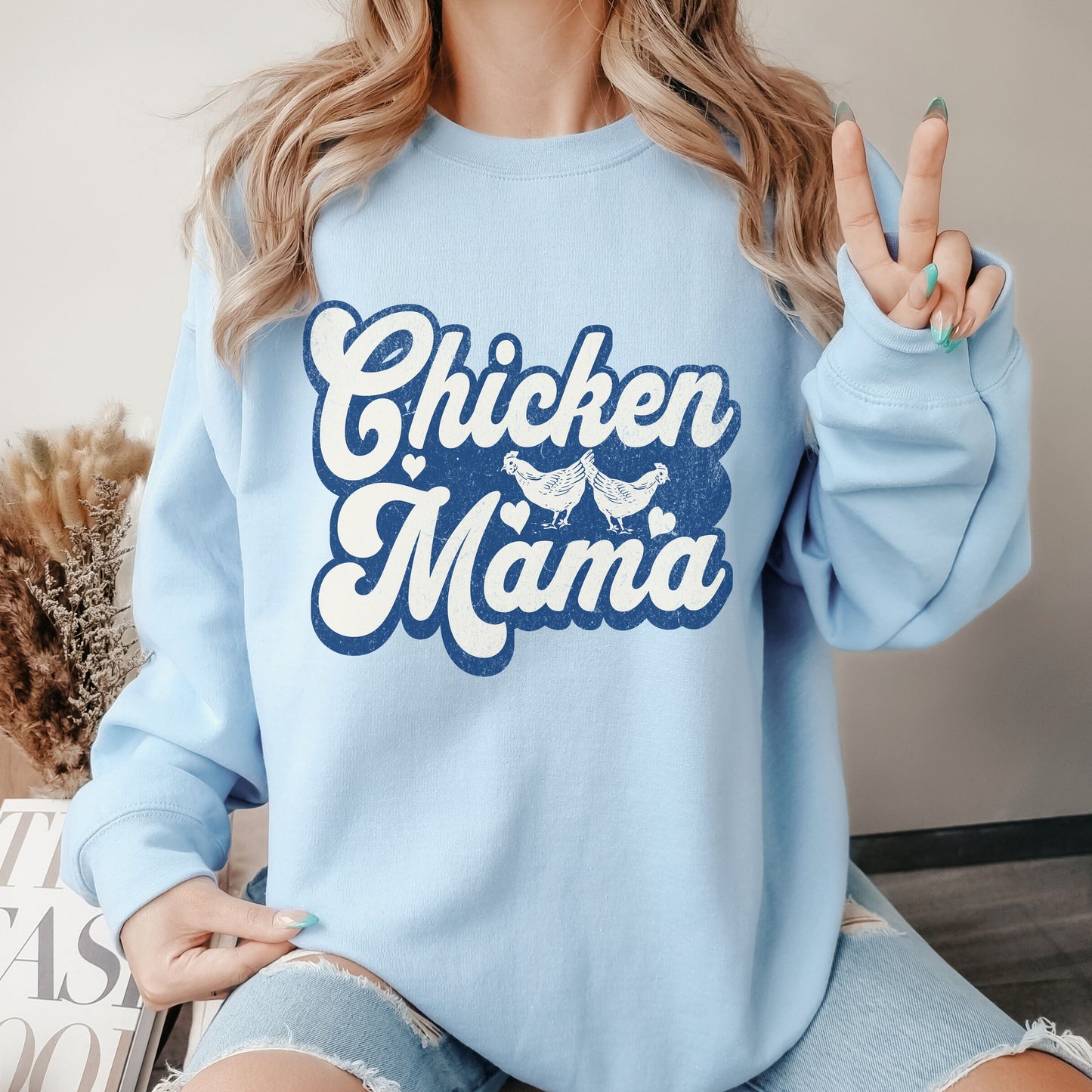 Chicken Mama Crew Sweatshirt