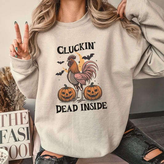 Cluckin' Dead Inside Chicken Sweatshirt