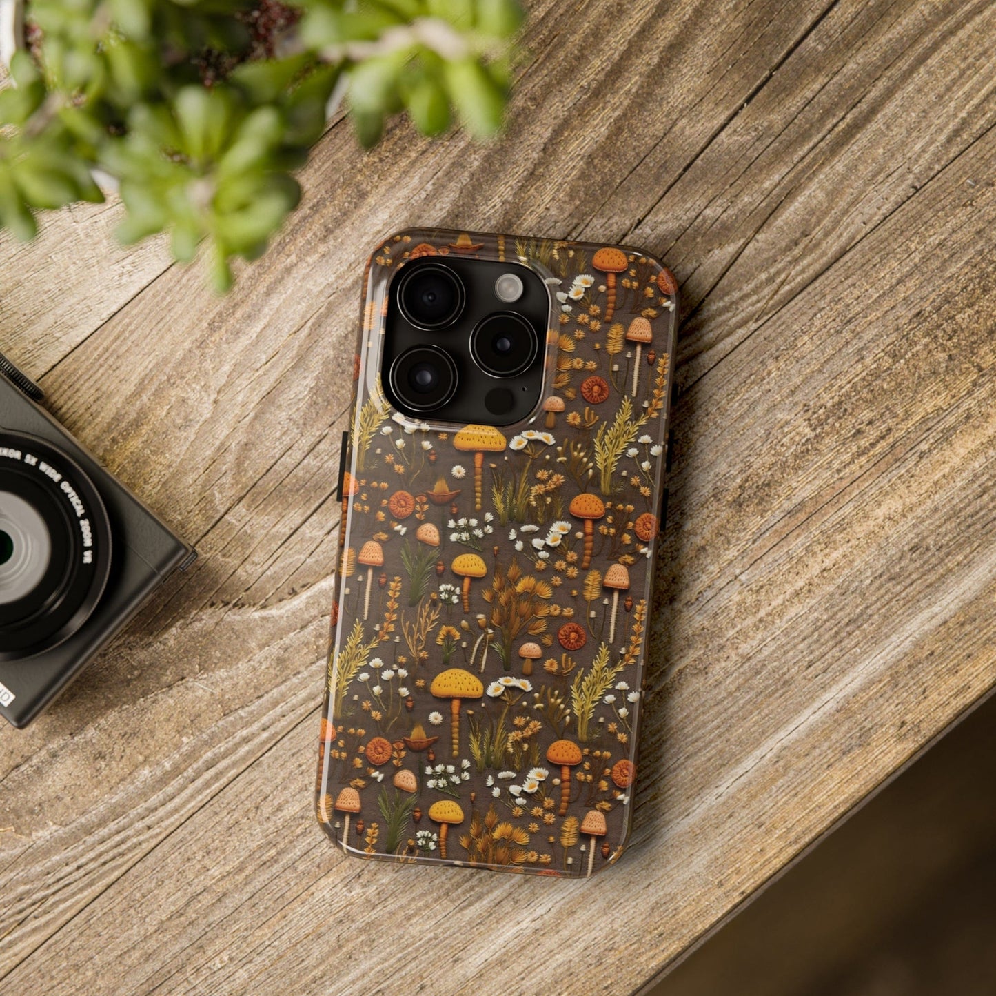 Brown Mushroom Phone Case