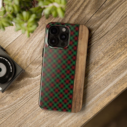 Red Green Plaid Phone Case