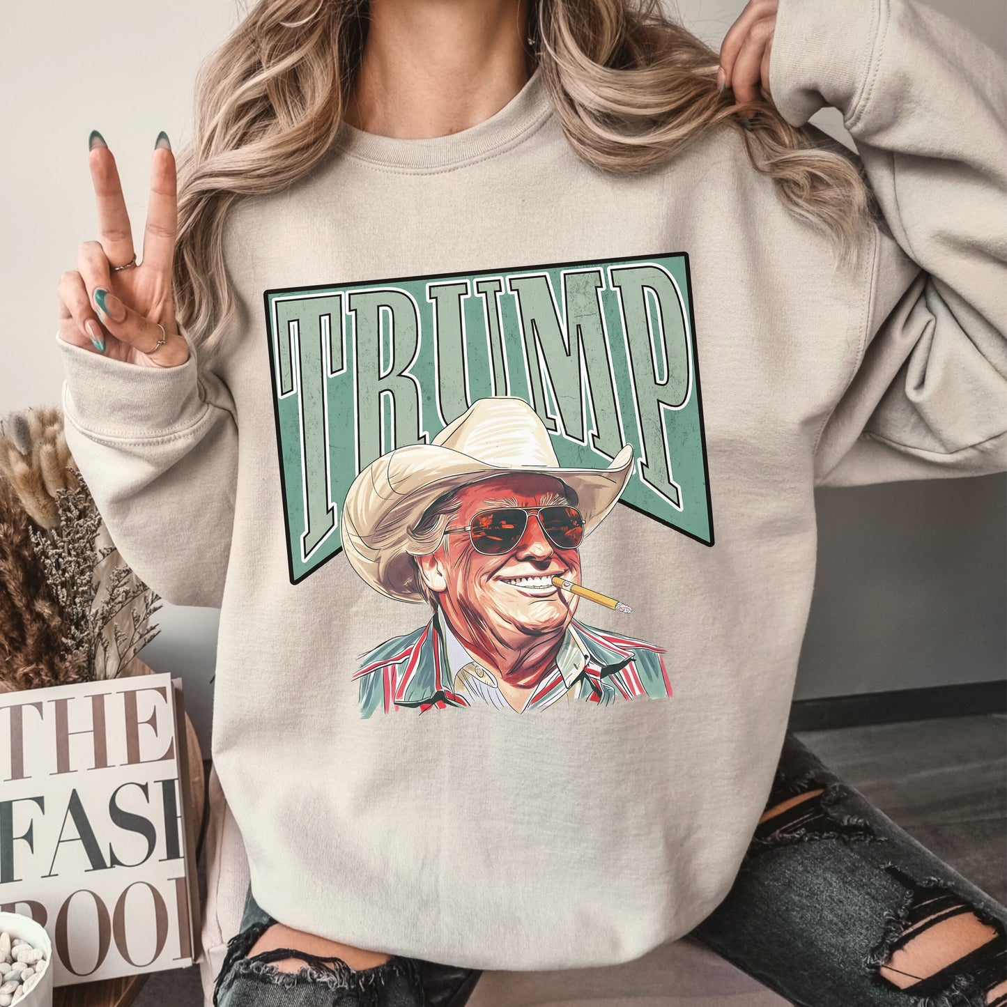 Cowboy Trump 2024 Sweatshirt