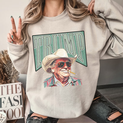 Cowboy Trump 2024 Sweatshirt