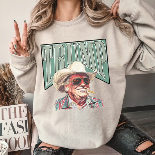 Cowboy Trump 2024 Sweatshirt