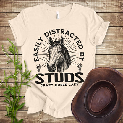 Easily Distracted By Studs T-shirt