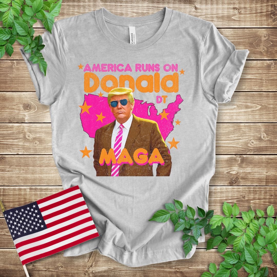 America Runs on Donald - Trump 2024 T-shirt