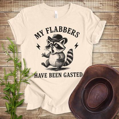 My Flabbers Have Been Gasted Raccoon T-shirt