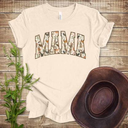 Floral Chickens Mama T-shirt