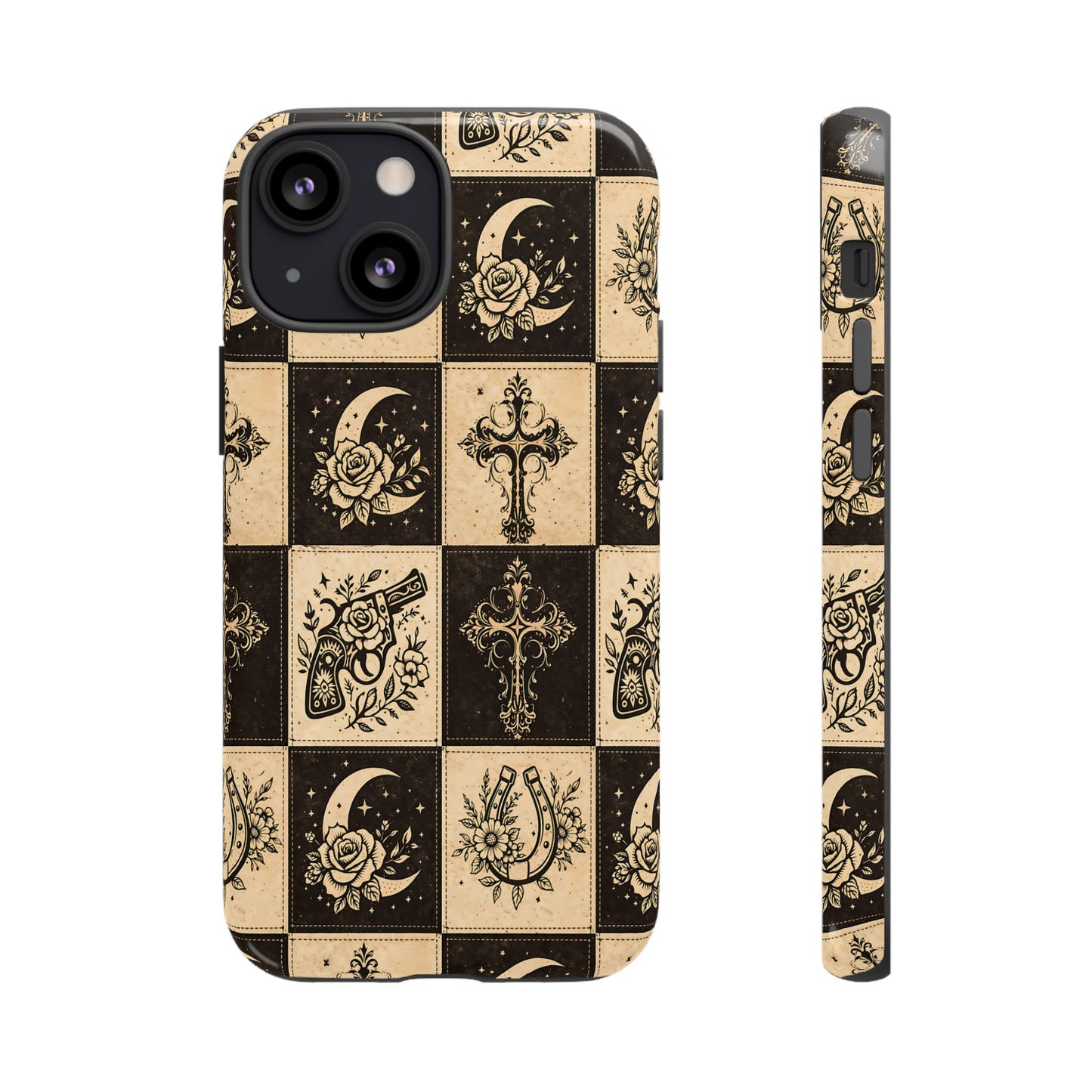 Western Patchwork Icons Tough Case
