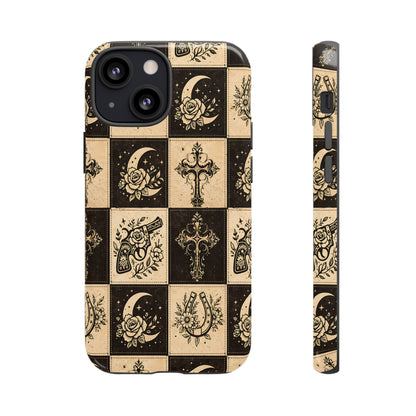 Western Patchwork Icons Tough Case