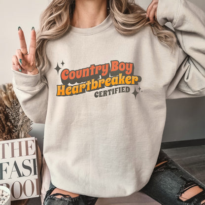 Country Boy Heartbreaker Certified Sweatshirt