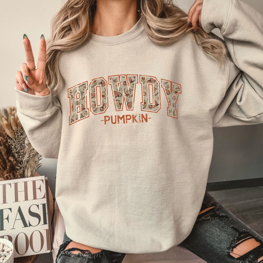 Howdy Pumpkin Sweatshirt