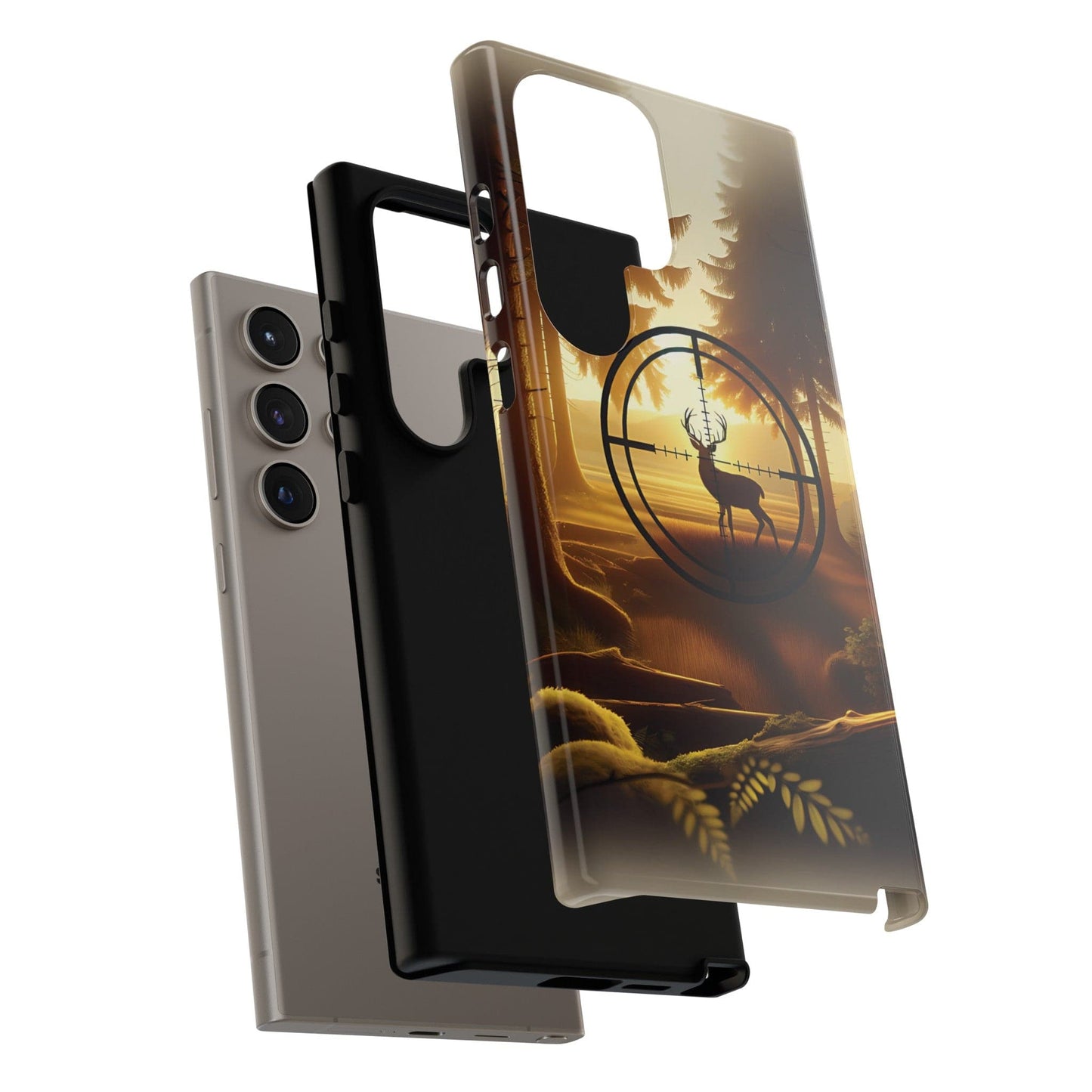 Golden Crosshairs Deer Phone Case