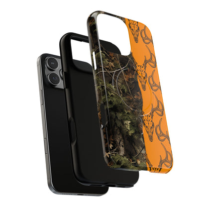 Camo Deer Skulls Orange Magnetic Case