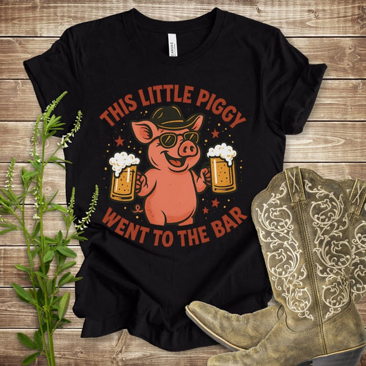 This Little Piggy Went to the Bar T-shirt