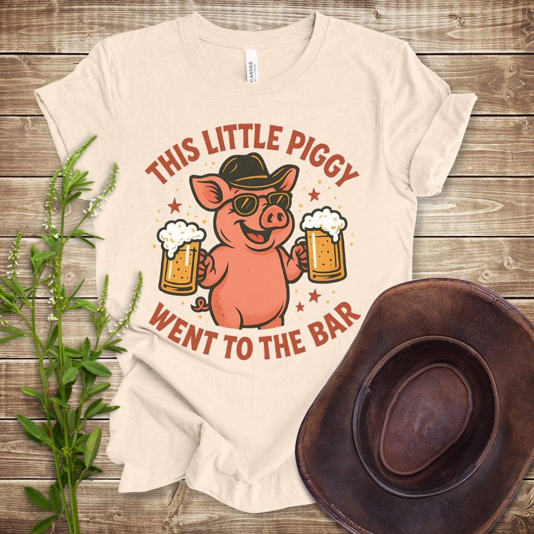 This Little Piggy Went to the Bar T-shirt