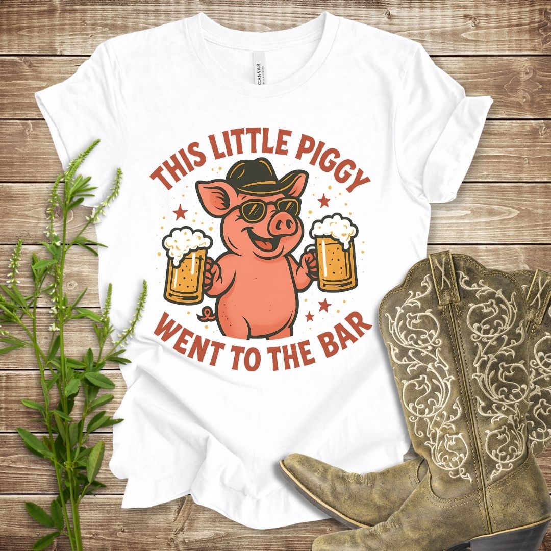 This Little Piggy Went to the Bar T-shirt
