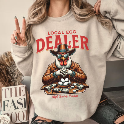 Local Egg Dealer Crew Sweatshirt