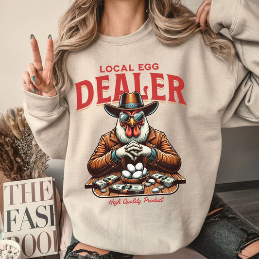 Local Egg Dealer Crew Sweatshirt