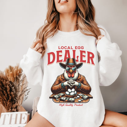 Local Egg Dealer Crew Sweatshirt