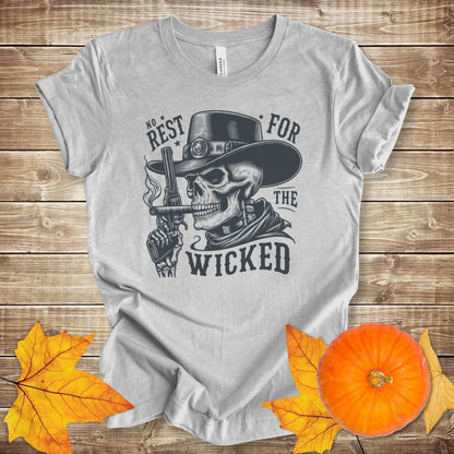 No Rest for the Wicked Skeleton T-shirt