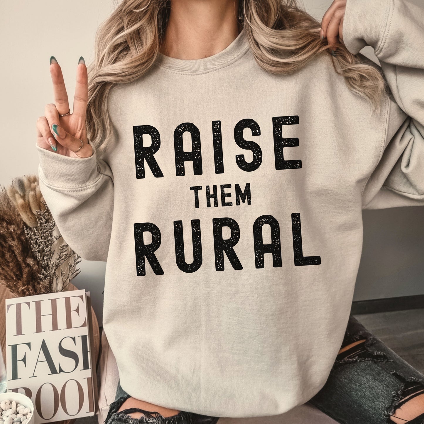 Raise Them Rural Crew Sweatshirt