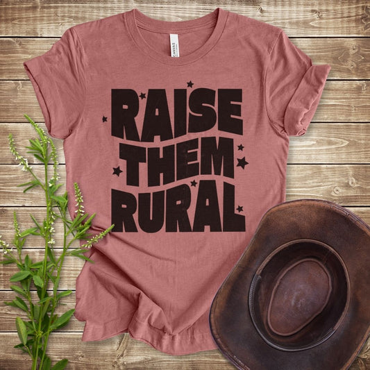Raise Them Rural Wavy T-shirt