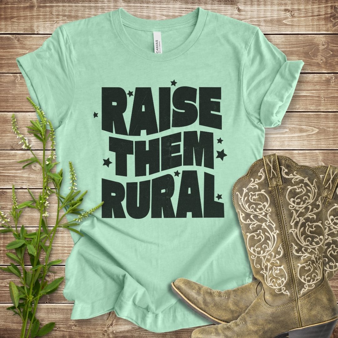 Raise Them Rural Wavy T-shirt