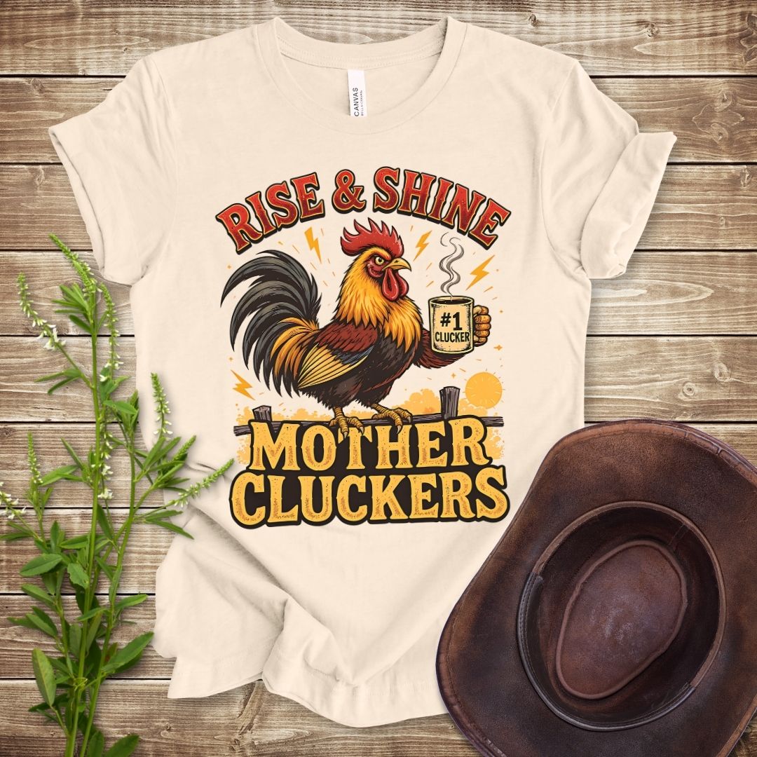 Rise and Shine Mother Cluckers T-shirt