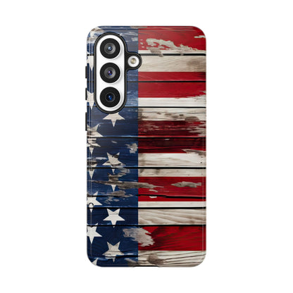 Wood Stars Stripes Tough Case