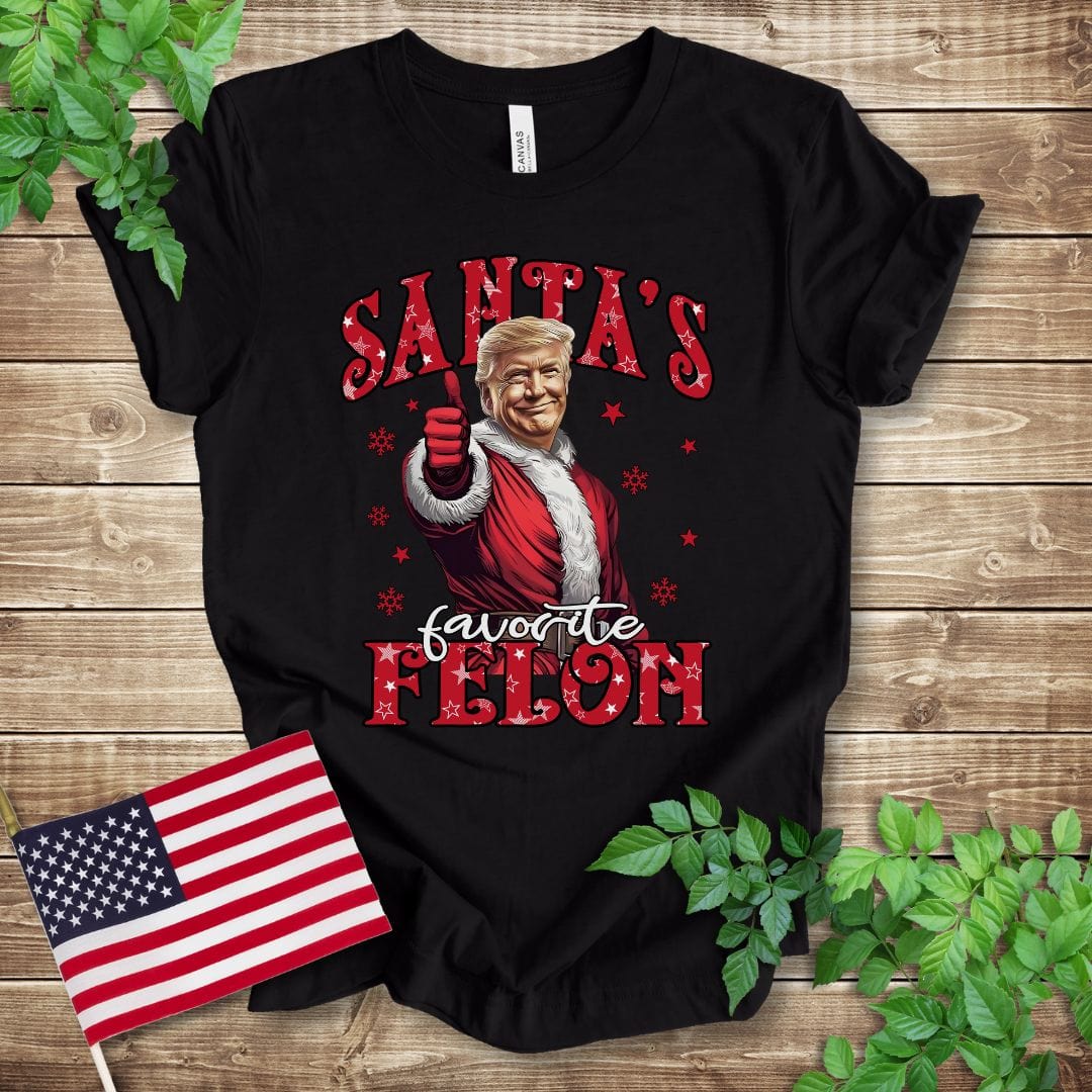 Santa's Favorite Felon - Trump 2024 T-shirt