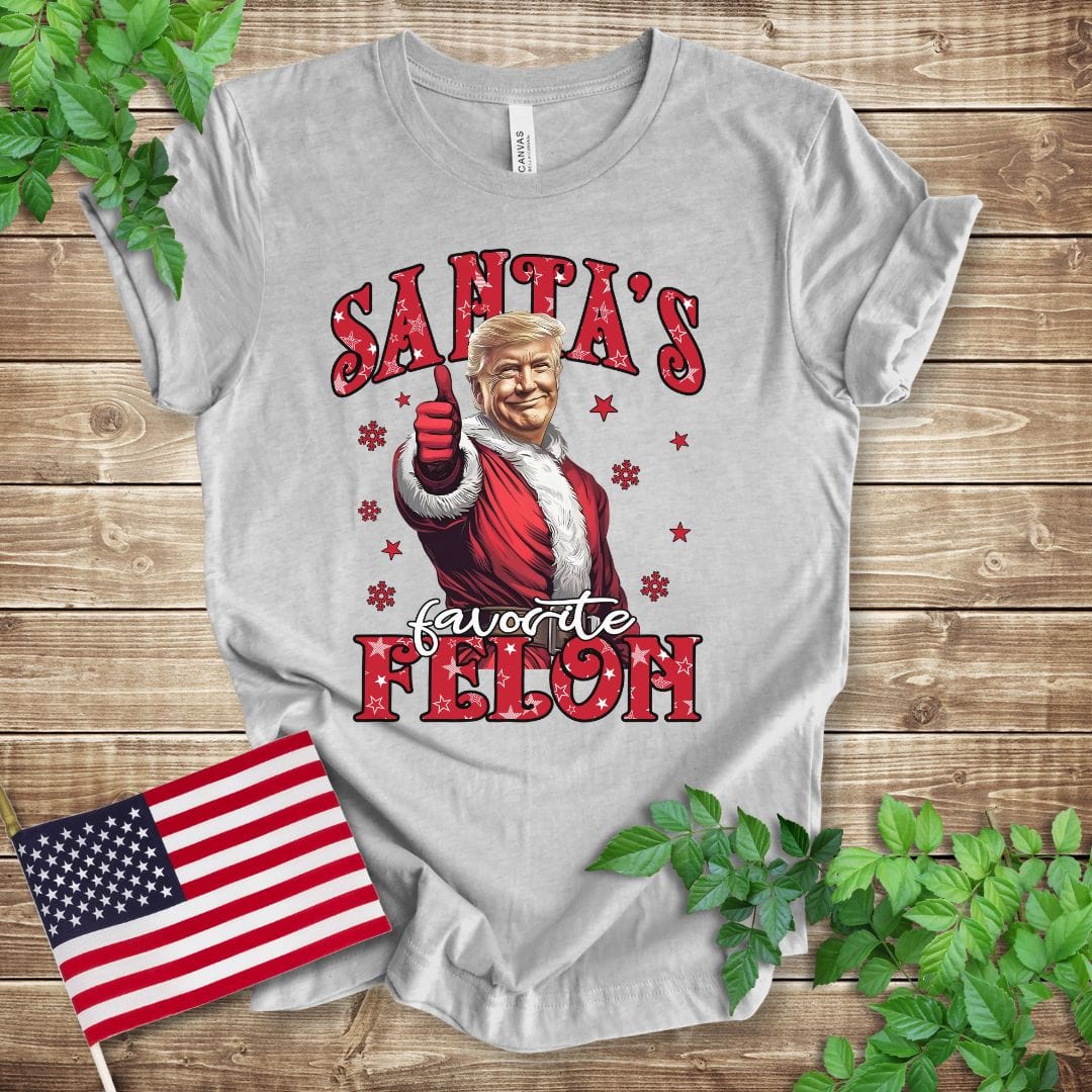 Santa's Favorite Felon - Trump 2024 T-shirt