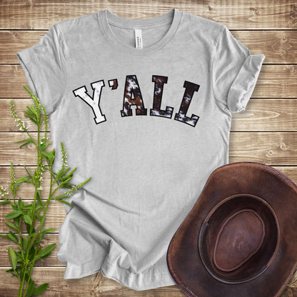Y'all Cowhide T-shirt