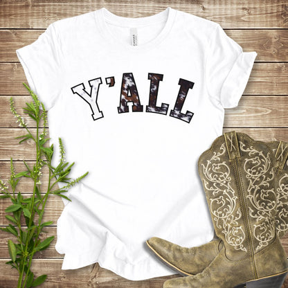 Y'all Cowhide T-shirt