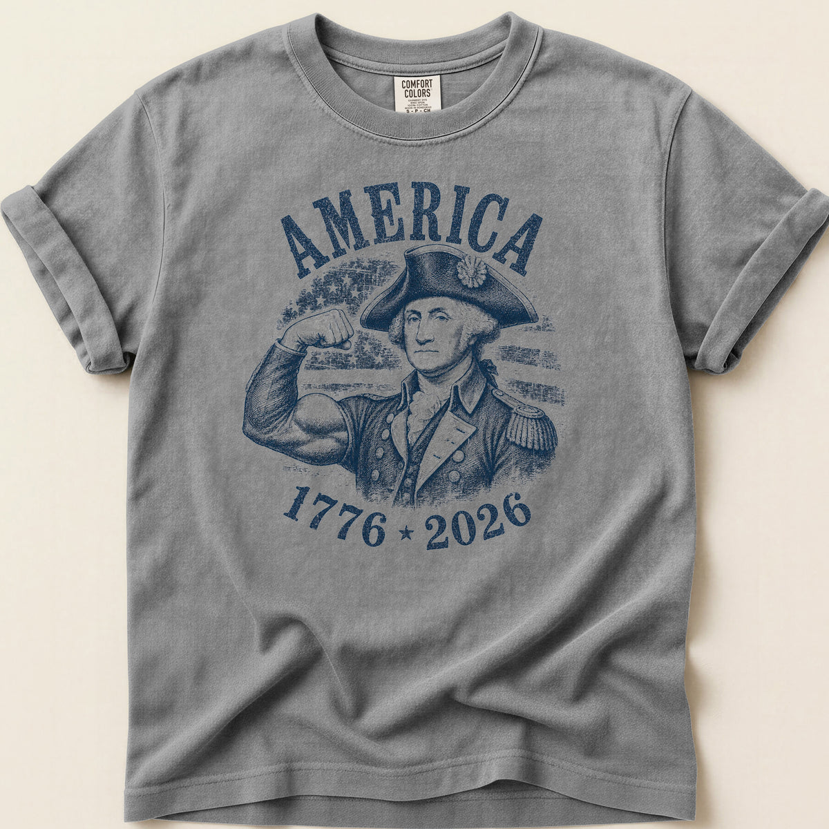 America Flex T-shirt on Grey