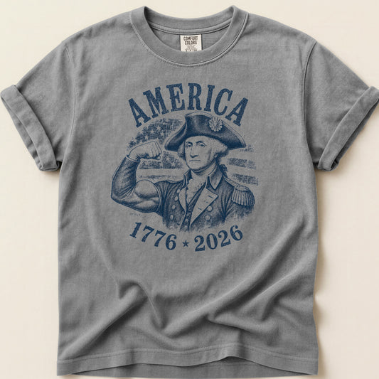America Flex T-shirt on Grey