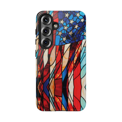 American Flag Stained Glass Patriotic Tough Case