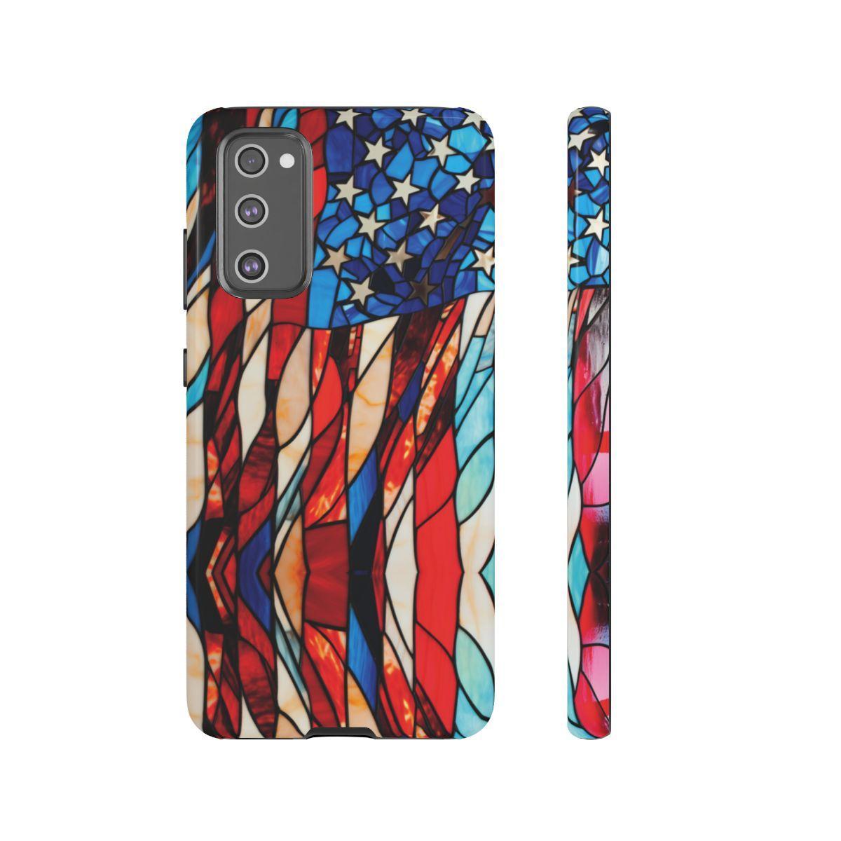 American Flag Stained Glass Patriotic Tough Case