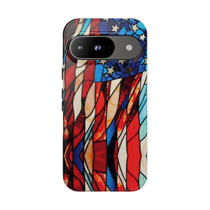 American Flag Stained Glass Patriotic Tough Case
