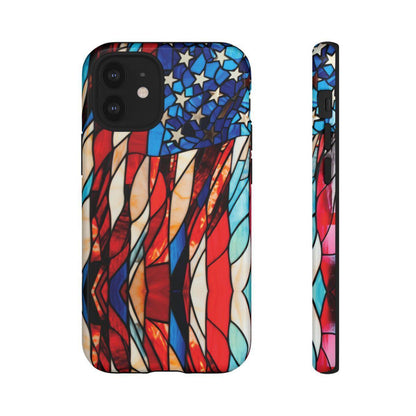 American Flag Stained Glass Patriotic Tough Case