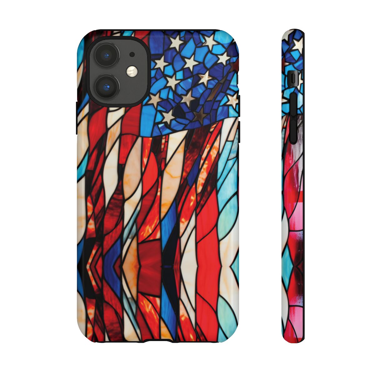 American Flag Stained Glass Patriotic Tough Case