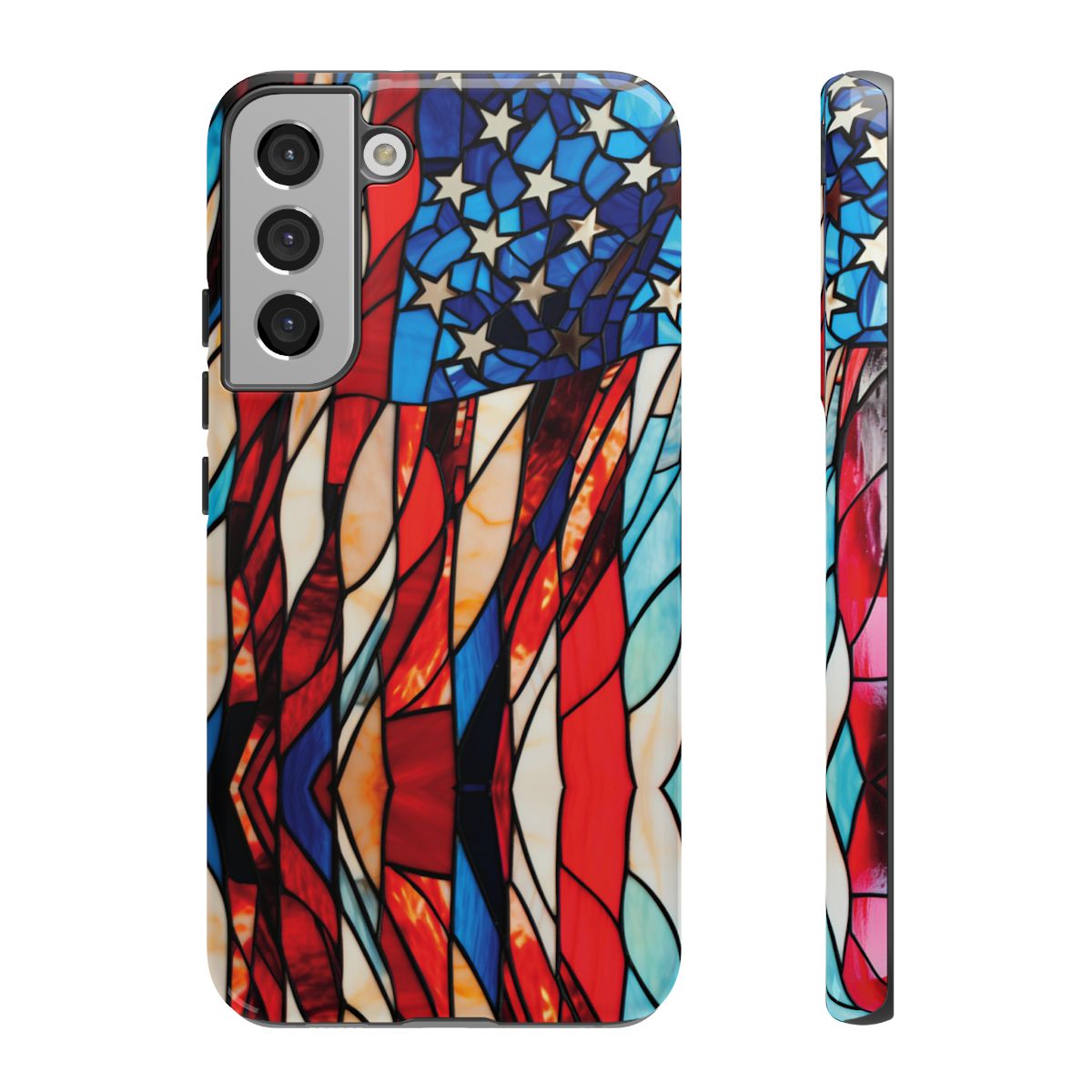 American Flag Stained Glass Patriotic Tough Case