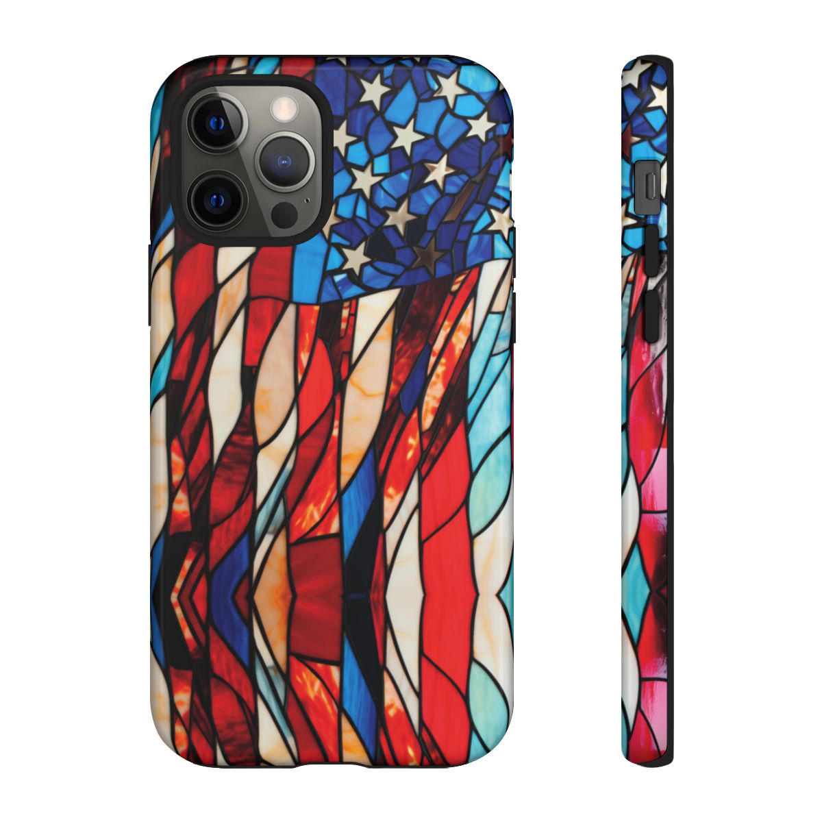 American Flag Stained Glass Patriotic Tough Case