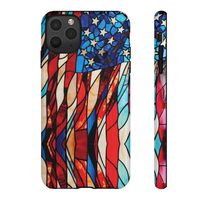 American Flag Stained Glass Patriotic Tough Case