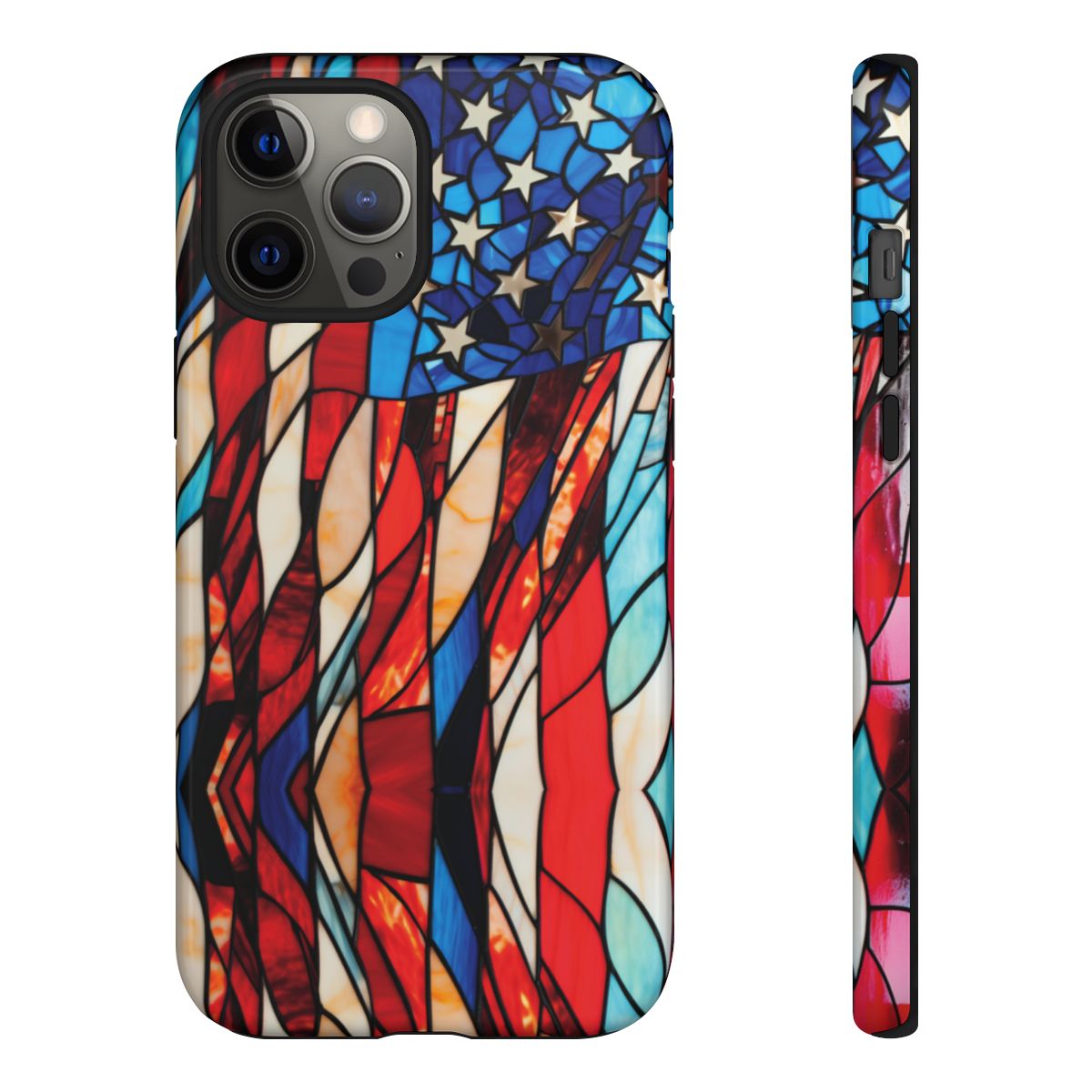 American Flag Stained Glass Patriotic Tough Case